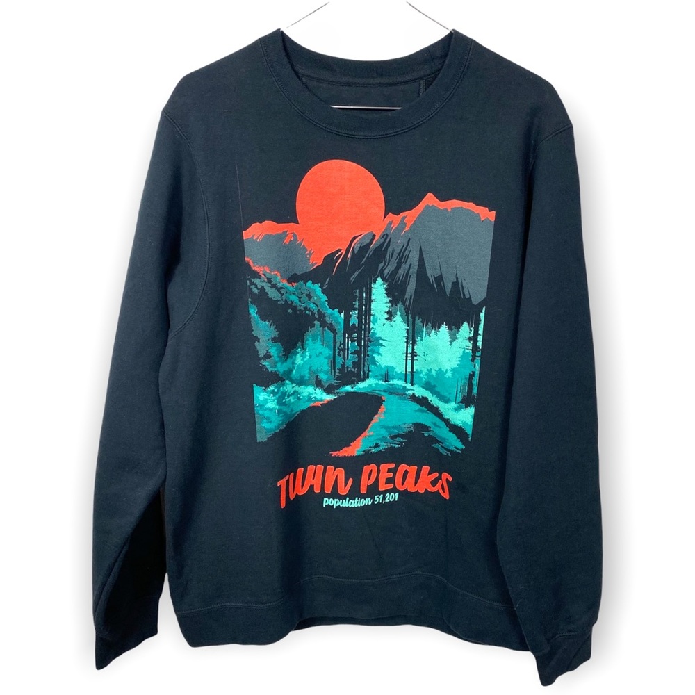 Twin Peaks TV Show Pullover Crewneck Sweatshirt